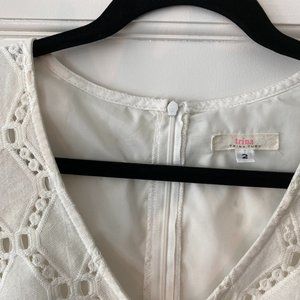 Trina Turk White Eyelet Romper